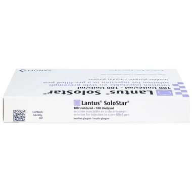 Bút tiêm Lantus Solostar điều trị đái tháo đường (5 cây x 3ml)