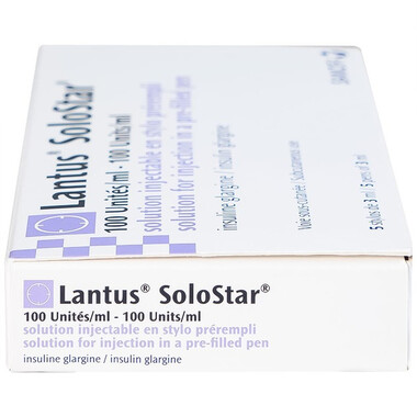 Bút tiêm Lantus Solostar điều trị đái tháo đường (5 cây x 3ml)