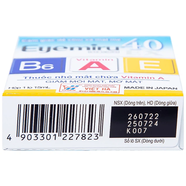 Thuốc nhỏ mắt Eyemiru 40 EX bảo vệ mắt, tránh cận thị, viễn thị (chai 15ml)