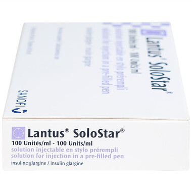 Bút tiêm Lantus Solostar điều trị đái tháo đường (5 cây x 3ml)