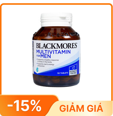 Thực phẩm bảo vệ sức khoẻ Blackmores Multivitamin for Men - Hộp 50 viên