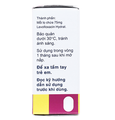 Dung dịch nhỏ mắt Cravit 1.5% Santen điều trị các nhiễm khuẩn (5ml)