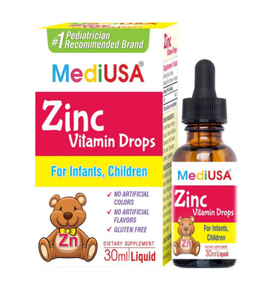 Thực phẩm bảo vệ sức khỏe MediUSA Zinc Drops (30ml)