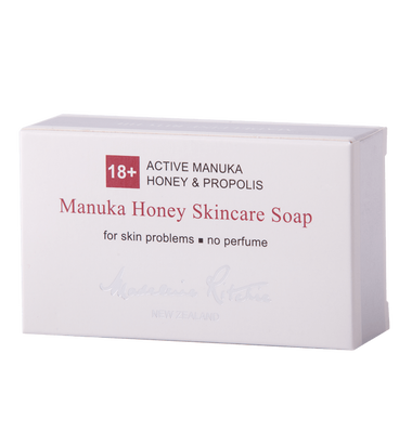 Xà Phòng Y Tế Manuka Honey Skin Care Soap 18+Từ Mật Ong  Làm sạch làn da, giúp da mềm và mịn hơn ( 125G)