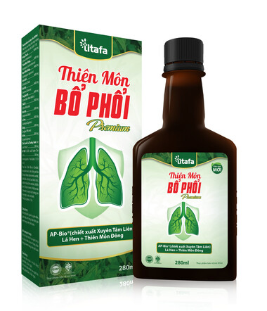 Siro Thiên Môn Bổ Phổi Premium hỗ trợ giảm ho, bổ phổi - Chai 280ml