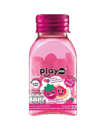 Kẹo The Không Đường Hương Dâu Tây Playmore 22G