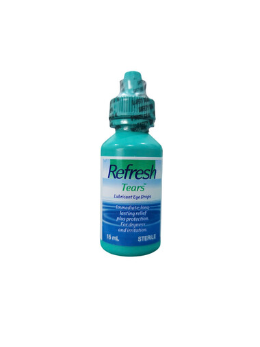 Thuốc nhỏ mắt Refresh Tears hỗ trợ làm dịu nhất thời cảm giác nóng rát, khó chịu (15ml)