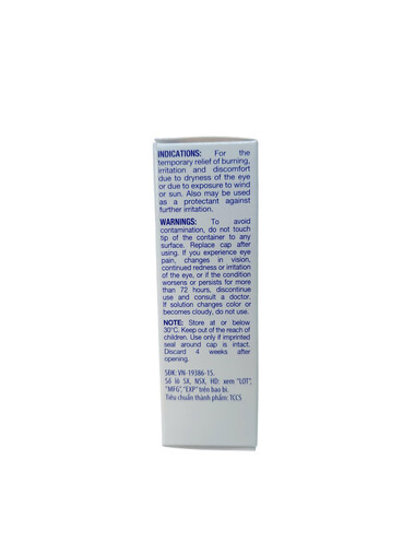 Thuốc nhỏ mắt Refresh Tears hỗ trợ làm dịu nhất thời cảm giác nóng rát, khó chịu (15ml)