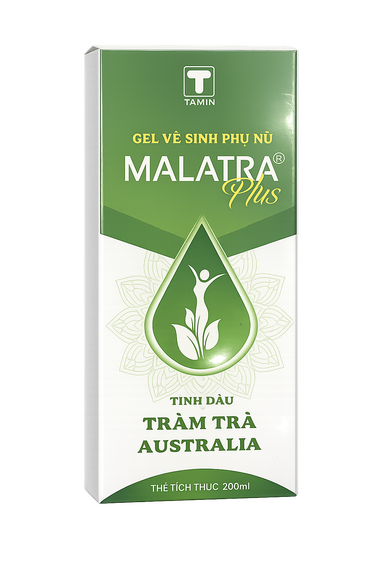 Dung Dịch Vệ Sinh Dạng Gel Malatra Plus Chiết Xuất Trầu Không &amp; Tràm Trà 200ml