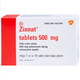 Thuốc Zinnat 500mg điều trị nhiễm khuẩn do các vi khuẩn nhạy cảm (1 vỉ x 10 viên)