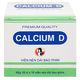 Thuốc Calcium D Robinson Pharma trị loãng xương, còi xương (10 vỉ x 10 viên)