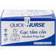 Gạc tẩm cồn Quick - Nurse hỗ trợ sát trùng, khử trùng và vệ sinh (6x3cm - 100 miếng)