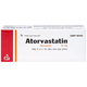 Thuốc Atorvastatin 20mg điều trị tăng cholesterol máu (3 vỉ x 10 viên)