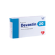 Thuốc Devastin 20 điều trị tăng cholesterol máu nguyên phát, rối loạn lipid máu hỗn hợp (3 vỉ x 10 viên)