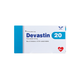 Thuốc Devastin 20 điều trị tăng cholesterol máu nguyên phát, rối loạn lipid máu hỗn hợp (3 vỉ x 10 viên)