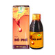 PQA - Siro bổ phế, hỗ trợ giảm đờm, giảm ho, đau rát họng (125ml)