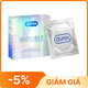 Bao cao su Durex Invisible Extra Thin siêu mỏng, tăng cảm xúc ( 3 cái)