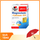 Viên uống Magnesium+Calcium+D3 Doppelherz Aktiv hỗ trợ cơ và xương khỏe mạnh (3 vỉ x 10 viên)