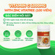 Vitatree Vitamin C 1000mg with Zinc bổ sung vitamin C và kẽm (100 viên)