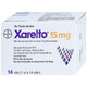 Thuốc Xarelto 15mg dự phòng đột quỵ và thuyên tắc mạch toàn thân (hộp 1 vỉ x 14 viên)
