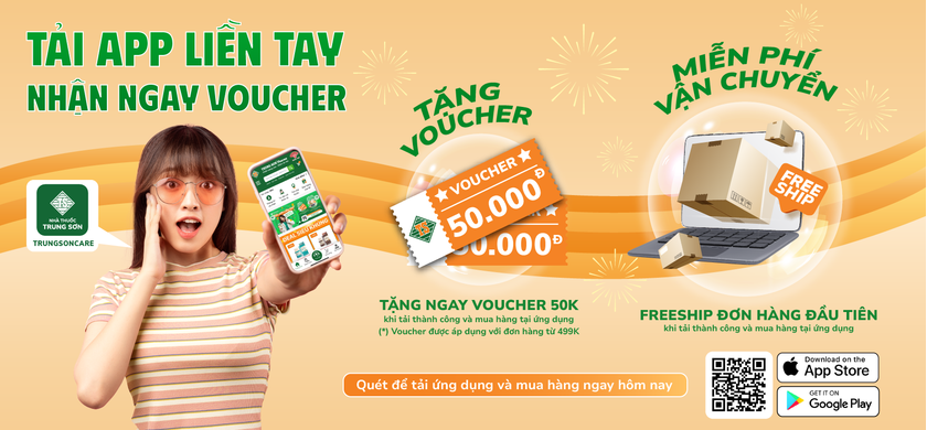 Banner tải app nhận voucher