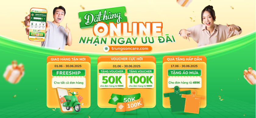 Đặt hàng online - Ngập tràn ưu đãi