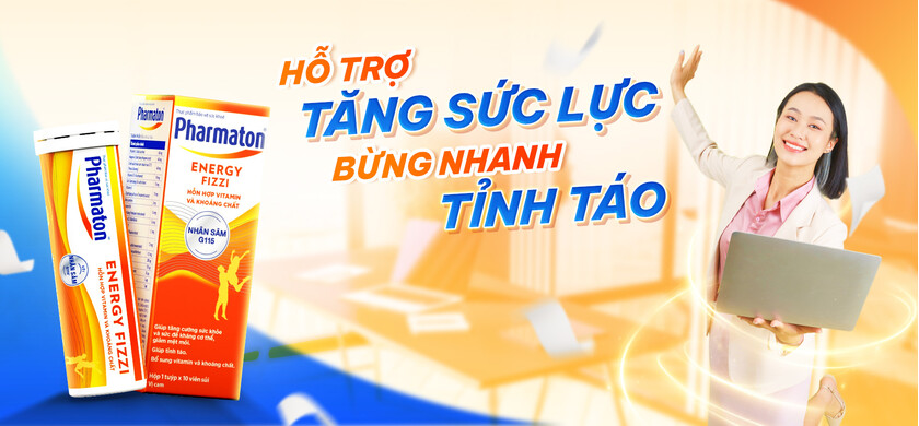 Viên uống Pharmaton Energy hỗn hợp vitamin và khoáng chất giúp tỉnh táo, hỗ trợ giảm mệt mỏi (30 viên)