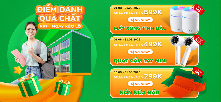 Điểm danh quà chất - Rinh ngay kẻo lỡ