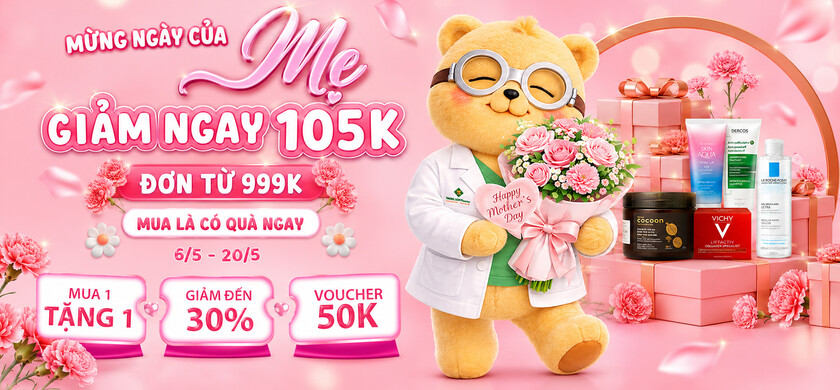 Mừng ngày của Mẹ - Giảm ngay 105K